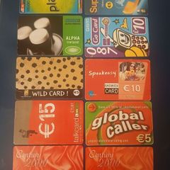 Mixed Irish phonecards