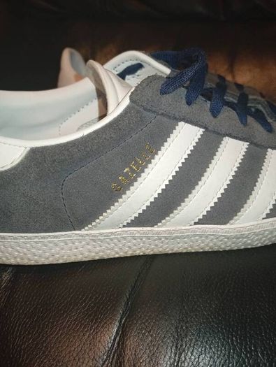 Adidas Gazelle Grey Suede Trainers