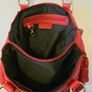 Red leather bag Image 4