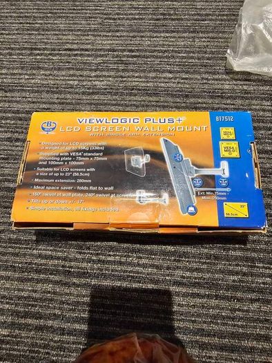 Television/monitor wallmount bracket
