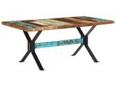 Dining Table 180x90x76 cm Solid Reclaimed Wood