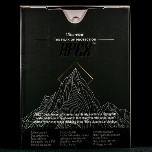 1x Pack of 105 Ultra Pro Apex Deck Protector Card Sleeves - Plains MTG Magic the Gathering Pokemon