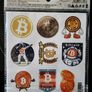 54pcs Bitcoin Stickers, new. Image 6