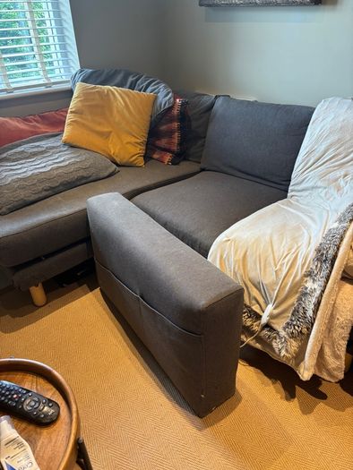 Convertible 2 Seater Sofa with Removable Arm Flexible & Modern