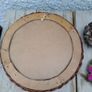 Round mirror, vintage rattan mirror Image 4