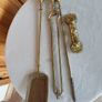 Antique Brass companion set Image 7