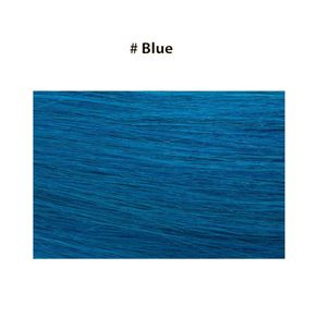 Micro Ring Hair Extensions 20" Double Drawn I Tip Remy Hair 25g - # Blue