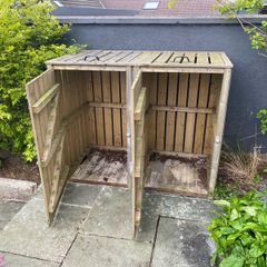 Wheels Bin Storage unit