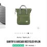 NEW Roka Bantry B Small Sustainable Nylon Backpack - Avocado Green Image 6