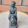 Jeanne Ryhnart Cold Cast Bronze "Boy On Train" Sculpture Image 3
