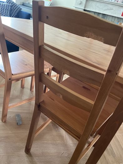 Table and 4 chairs