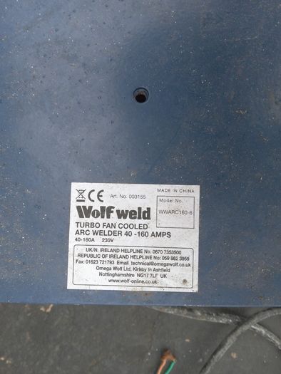 Wolf Weld welder