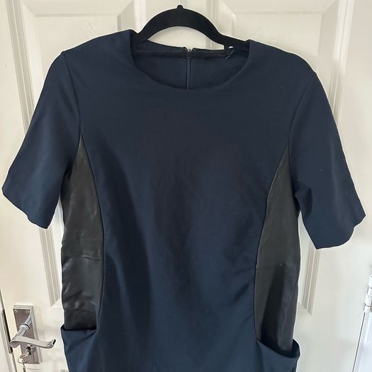 COS Dress with Leather Panels