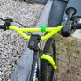 Used black and Green X Rated 3D Mesh Dirt jump Bike 26" wheel mountain bike with horn good condition Image 4
