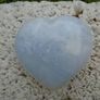 Large Angelite heart,Crystals,Gemstones, Image 5