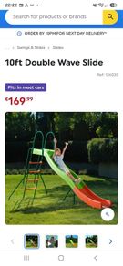 Double Wave childrens Slide