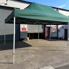 6 x 4 metre Aluminium gazebo 50mm strong legs 3 colours - Red,Green & Blue With sides & Bag