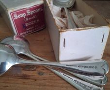 George Hawksley Silverplate Spoons