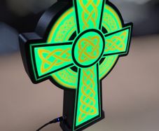 St Patricks Cross Light Box
