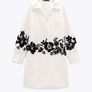 ZARA Linen Cotton Mini Dress Blouson Shirt New Image 3