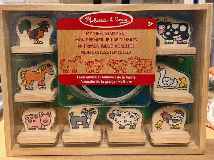 Melissa & Doug Farm Animal Stamp Set