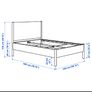 Ikea Double bedframe Image 2