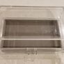 Jewellery Box with 3 Drawers - Grey Velvet Jewellery Organiser for Earring, Bangle, Bracelet, Necklace and Rings Storage Image 4