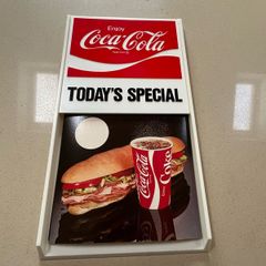 Coca Cola American Menu Sign Rare