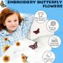 35pcs Butterfly Embroidered Iron on Patches Sunflower Cute Sew On Applique Patches for Clothing Iron on Patches for Jeans Clothing Hats Bags Arts Crafts (FREE POSTAGE) Image 6