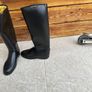 horse riding boots and body protector Image 2