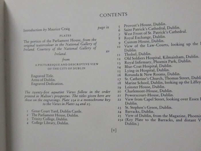 Dublin Views .Maurice Craig 1981