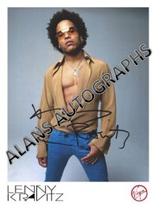 Lenny Kravitz Autograph