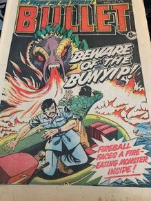 Bullet - UK Comics Issues 95, 108,112, 113,136 Dec 1977- Sept 16th 1978-DC Thompson