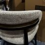 4 x Beige Fabric Counter Bar Stools Like New Image 5