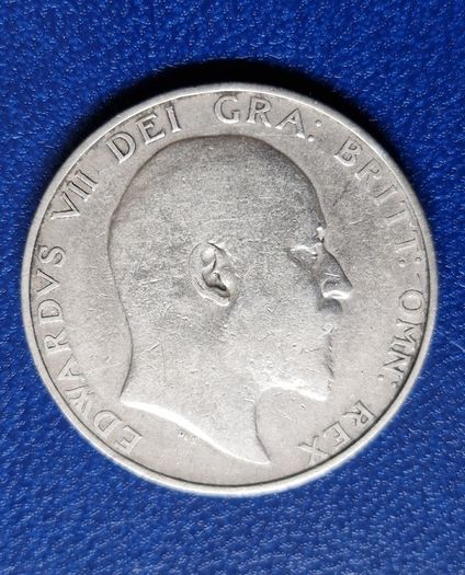 1902 United Kingdom  Half Crown - Edward VII Silver coin