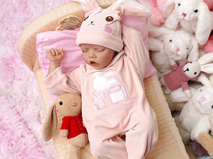 Reborn Dolls, 17 inch Handmade Realistic Reborn Babies Soft Vinyl Body with Feeding Kit, Reborn Baby Doll (DIFFERENT OPTIONS AVAILABLE, SEE PHOTOS)