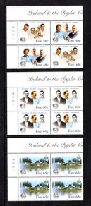 2005 Ireland Ryder Cup Commemorative Stamps Plate Blocks Mint Never Hinged (MNH)