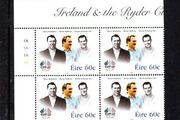 2005 Ireland Ryder Cup Commemorative Stamps Plate Blocks Mint Never Hinged (MNH)