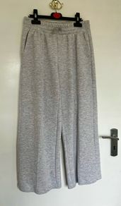 Bershka Girls Grey Wide-Leg Joggers Age 10-12