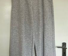 Bershka Girls Grey Wide-Leg Joggers Age 10-12