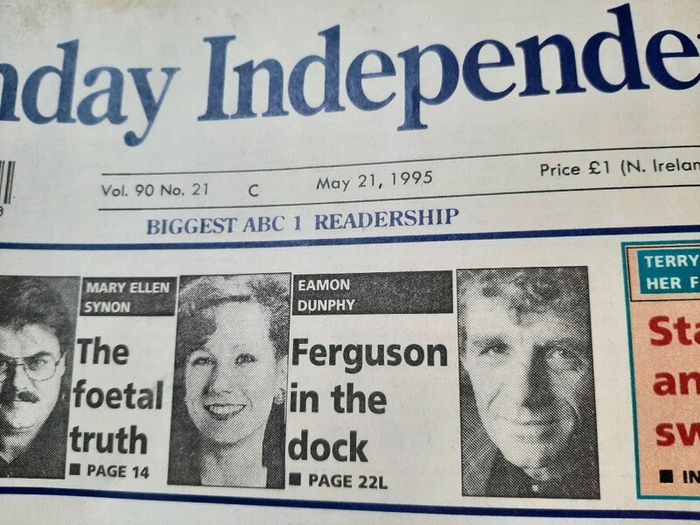 Vintage newspapers from 1994