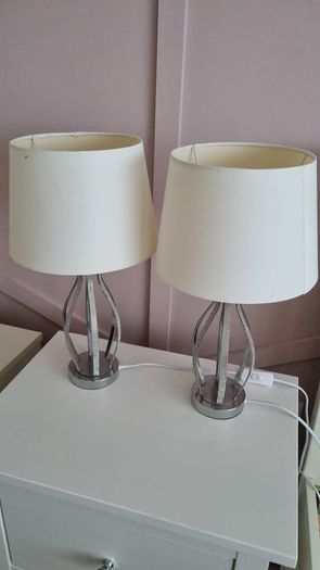 2 x Bedside Table Lamps