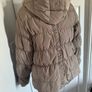 Comma down feathers hooded ladies winter jacket size UK18 EU46 Postage included Image 5