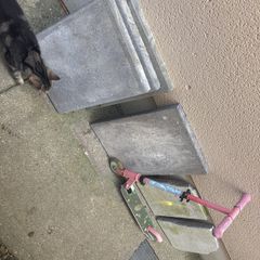 patio  slabs x4