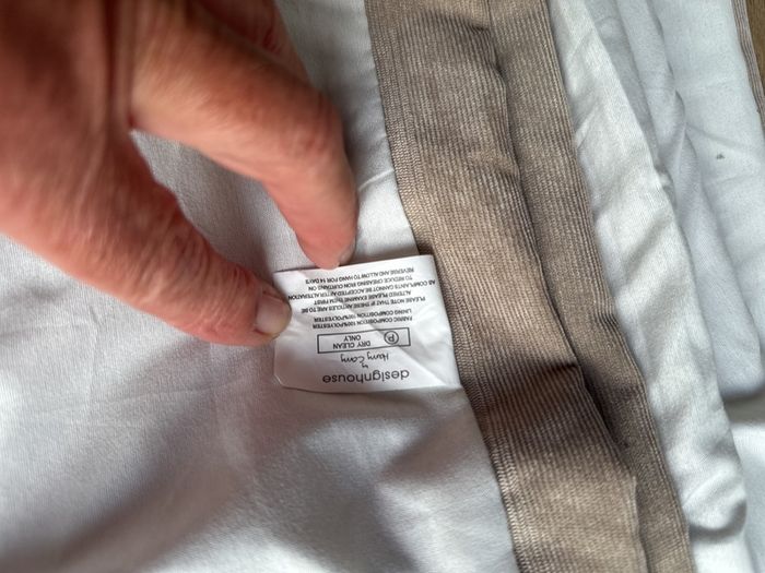 Beige curtains