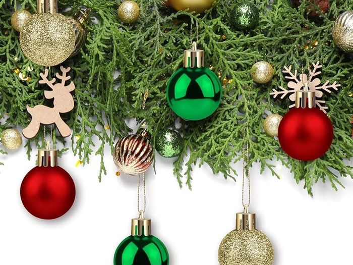 MULTIPLE COLOURS AVAILABLE 36 Pieces 30 mm Christmas Balls Decoration Shatterproof Christmas Tree Baubles Mini Christmas Hanging Ball for Holiday Wedding Party Decoration