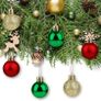 MULTIPLE COLOURS AVAILABLE 36 Pieces 30 mm Christmas Balls Decoration Shatterproof Christmas Tree Baubles Mini Christmas Hanging Ball for Holiday Wedding Party Decoration Image 7