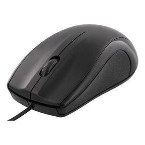 Black Wired Optical Mouse