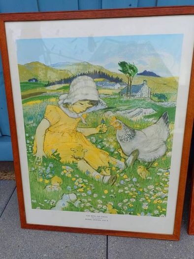 2 X Vintage Muriel Dawson Nursery Prints