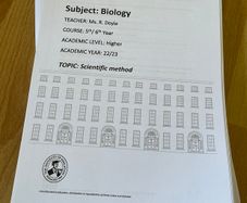 Leaving Cert Biology Institute Notes